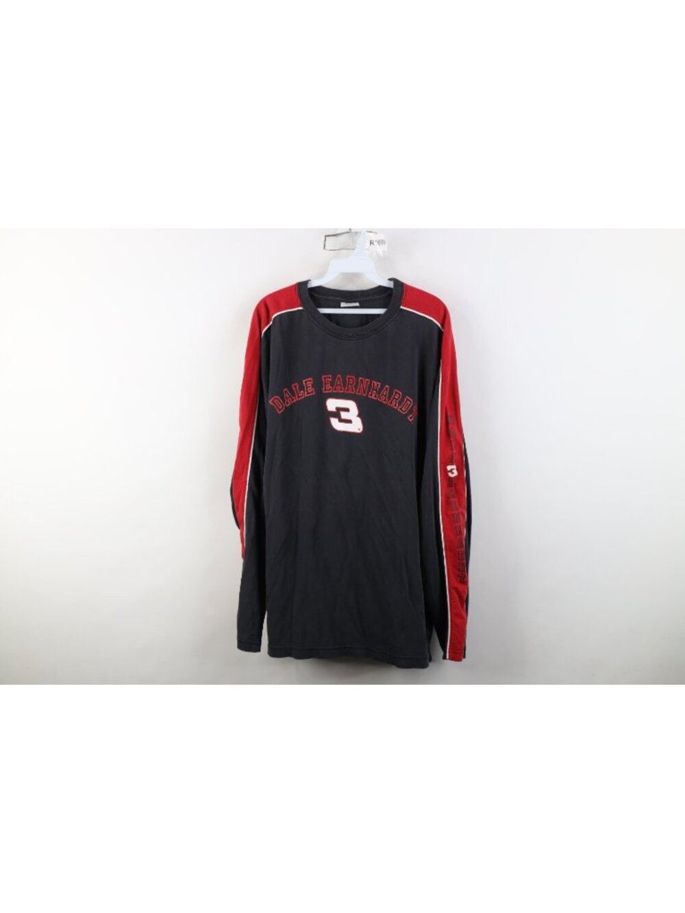 Vintage NASCAR Mens XL Faded Dale Earnhardt Racing Long Sleeve T-Shirt Black